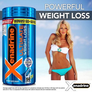 Xenadrine Ultimate​ weight loss (120​cap​)แฟตเบิร์นสูตรมีคาเฟอีน