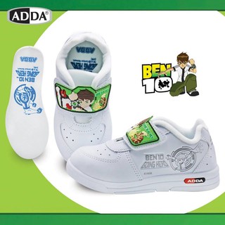 Adda Benten รองเท้าพละขาว รุ่น 41N08 เบอร์ 25-33 รองเท้าผ้าใบเด็กเบนเทนสีขาว by Pacific Shoes