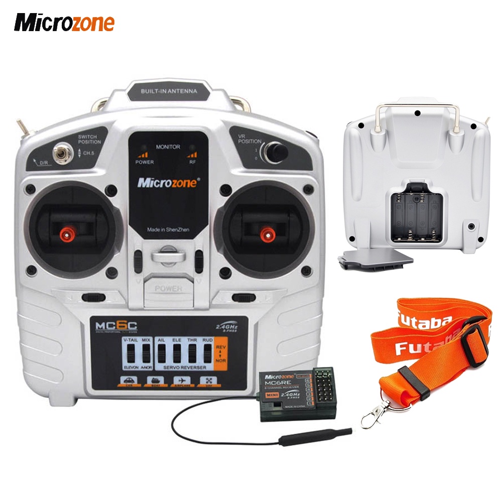 Zhuida RC Transmitter Receiver 2.4GHz 6CH 400meters Sensitive Operation ...