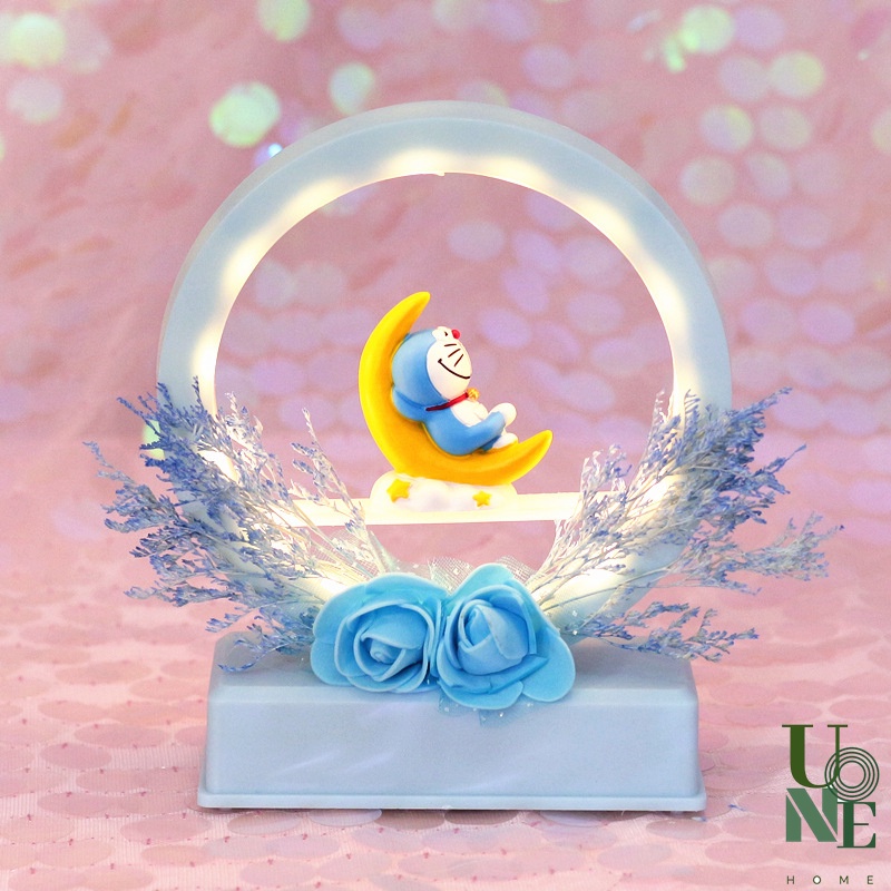 UoneHome พร้อมส่ง H092 โคมไฟดนตรีแต่งห้อง ยูนิคอร์น โดเรม่อน มีเสียงดนตรีไฟLED สีสันสดใส ของขวัญวันเกิด ของแต่งบ้าน