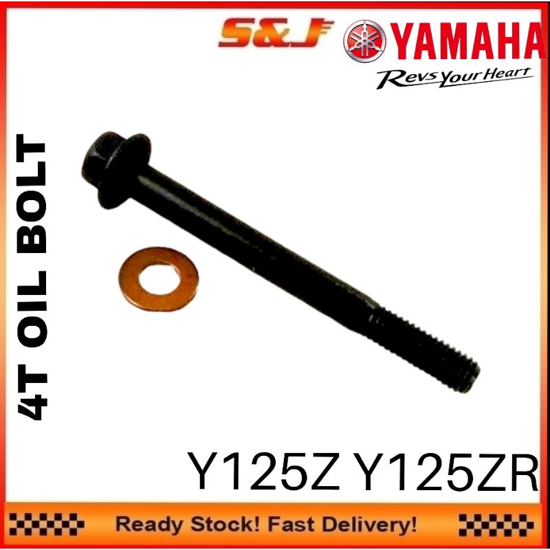 YAMAHA Y125 Y125Z Y125ZR 125Z 125ZR ถั่วน้ํามัน / สายฟ้าน้ํามัน / 4T NUT / น้ํามัน SCREW 4T น้ํามัน 