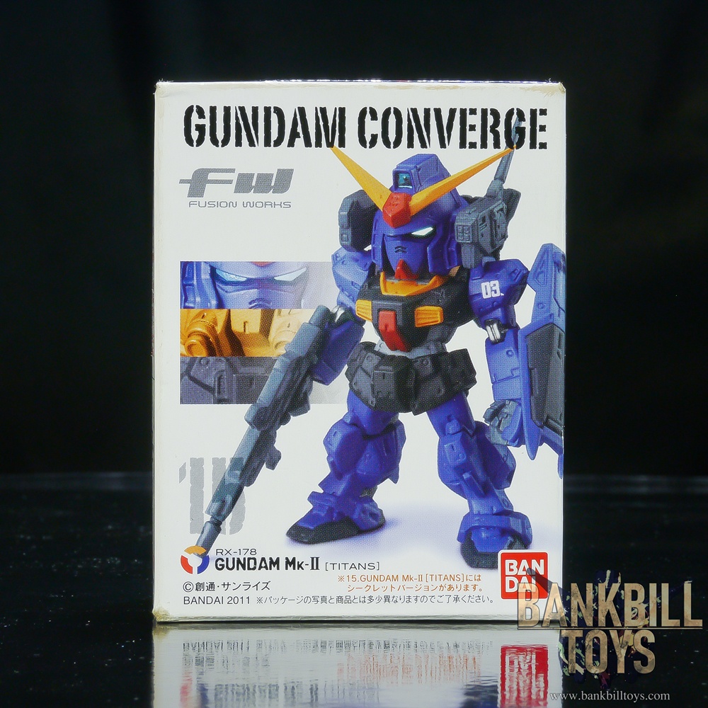 กันดั้ม Bandai Candy Toy FW Gundam Converge 3 No.15 RX-178 Gundam Mk-II [Titans]
