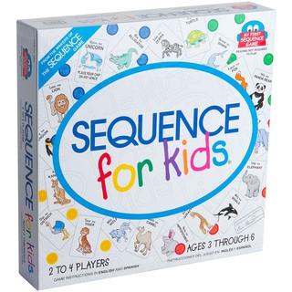 Sequence for Kids บอร์ดเกมสอนคำศัพท์ พร้อมส่ง ของเล่นเด็ก การศึกษา สอนความรู้เรื่องคำศัพท์ รูปภาพเสริมพัฒนาการ