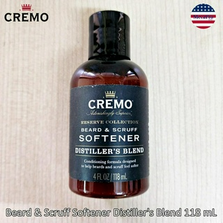 Cremo® Beard &amp; Scruff Softener Distillers Blend 118 mL ผลิตภัณฑ์ทำความสะอาดและดูแลหนวดเครา