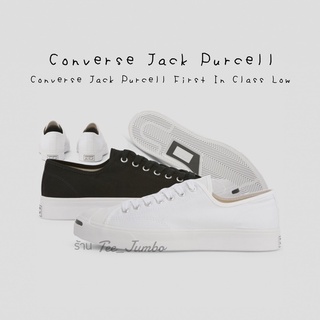 รองเท้า Converse Jack Purcell First In Class Low Top White,Black 🌵🍄 สินค้าพร้อมกล่อง รองเท้าสีขาว รองเท้าสีดำ