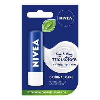 Nivea Original Care Lip นีเวีย ออริจินอล แคร์ ลิปแคร์ ลิปมัน บำรุงริมฝีปาก ไม่มีสี 06659