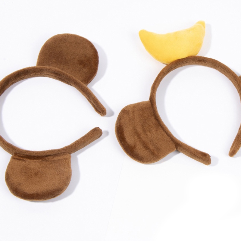 Mya Headbands นุ่มน่ารัก ดีไซน์การ์ตูนสัตว์ พร้อมห่วงยางลายลิง สำหรับงานปาร์ตี้ธีมสนุกๆ - รูปที่ 2