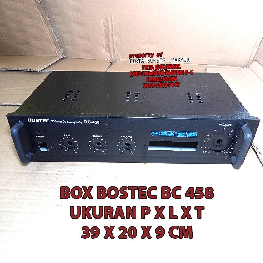 USB SOUND SYSTEM AMPLIFIER POWER BOX BC 458 BOSTEC