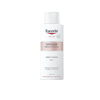 Eucerin SPOTLESS BRIGHTENING BODY LOTION SPF 7 250 ML ยูเซอริน สปอตเลส ไบรท์เทนนิ่ง บอดี้ โลชั่น SPF7 250มล