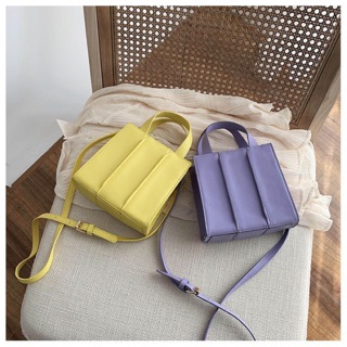 Canape bag กระเป๋าหนังสีสดใส