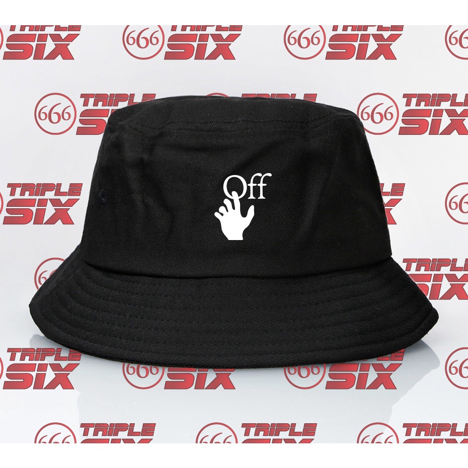 หมวกบัคเก็ต Off White Hands Off Logo