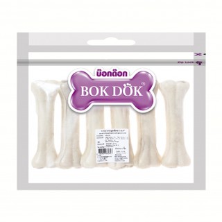 (VP20)Bokdok(บ็อกด็อก) เพลสเซสโบน (สีขาว) ขนาด6.5  นิ้ว (6 ชิ้น/แพ็ค)