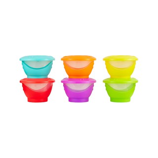 mothercare small easy pop freezer pots - 6 pack PB885 ชุดกระปุกถนอมอาหาร