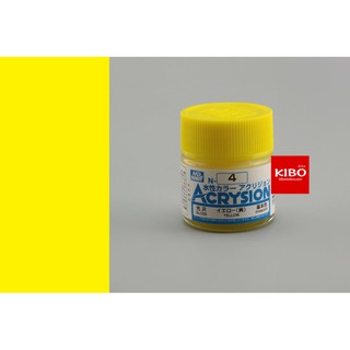 สีสูตรน้ำ ACRYSION COLOR N4 Yellow 10ml