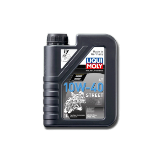 [โค้ดMRNYQ6N ลด฿40] LIQUI MOLY 10W-40 STREET (ฉลากเทา) ขนาด 1 ลิตร น้ำมันเครื่องมอเตอร์ไซค์ ลิควิโมลี่