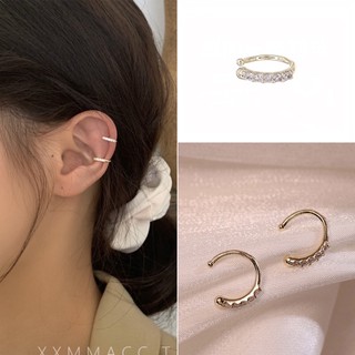 ราคาต่างหูหนีบเพชร earcuff เกี่ยวหู เพชร ต่างหูเพชร ต่างหูหนีบกระดูก