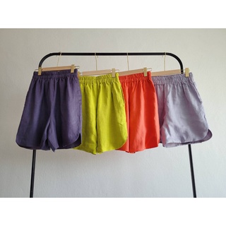 Linen Short กางเกงขาสั้นลินินแท้ 100% หมดปัญหากางเกงที่สั้นไป เราออกแบบให้ยาวแม้กระทั่งเวลานั่งไม่โป๊