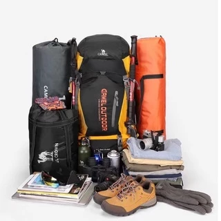 Camel กระเป๋าเป้สะพายหลัง ความจุขนาดใหญ่ 65 ลิตร สําหรับเดินทาง ตั้งแคมป์กลางแจ้ง