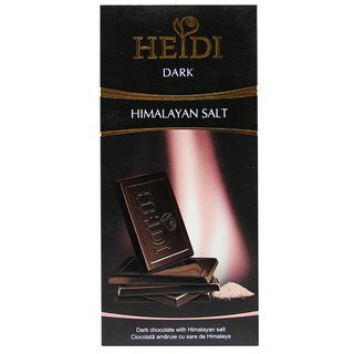 ไฮดี้ช็อกโกแลตดาร์คหิมาลายันซอลท์ 80กรัม Heidi Dark Chocolate Himalayan Salt 80g.