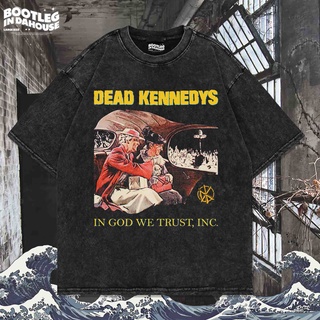เสื้อยืด พิมพ์ลาย Dead KENNEDYS IN GOD WE TRUST OVERSIZE WASHING VINTAGE สําหรับผู้ชาย | เสื้อยืด โอเวอร์ไซส์ | เสื้อยืด
