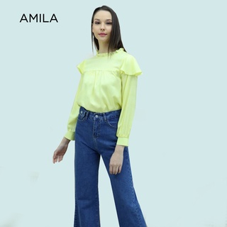 AMILA Blouse AM-B810 แขนยาว IGPU21-8