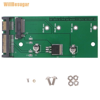 (Willbesugar) อะแดปเตอร์แปลง Ngff (M2) Ssd เป็นการ์ด Sata 2.5 นิ้ว M.2 Ngff Ssd เป็น Sata3