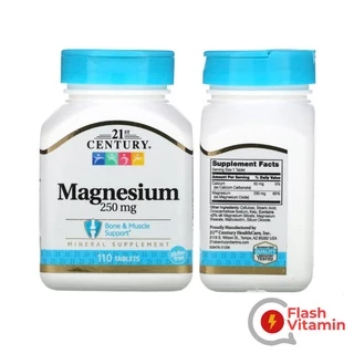 [พร้อมส่ง] 21st Century Magnesium 250 mg / Calcium Magnesium Zinc + D3 , แคลเซียม แมกนีเซียม ซิงค์ และวิตามิน D3
