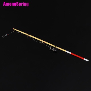 (Amongspring) โมเดลคันเบ็ดตกปลา ขนาดเล็ก 1:12 สําหรับ 1