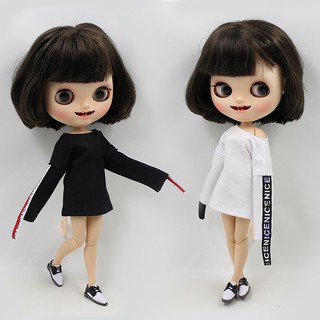 blythe doll clothes เสื้อผ้าตุ๊กตาบลายธ์ oversize  T-shirt fit for licca azone