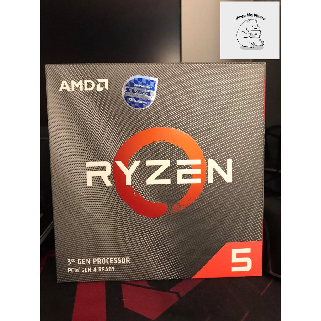 CPU AMD Ryzen 5 3600 3.6 GHz up to 4.2 GHz มือสอง ครบกล่อง ประกันเหลือ 2 ปีกว่าๆ