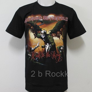 เสื้อวง AVENGED SEVENFOLD A7X เสื้อยืด เสื้อ อะเว็นจด์เซเวนโฟลด์ size ยุโรป SA219