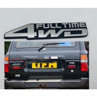 โลโก้ 4WD fulltime โตโยต้า แลนด์ครูซเซอร์ ABS Emblem Badge 1991-1997 Toyota Land Cruiser 80 Series FJ80 1996-1997 LX450