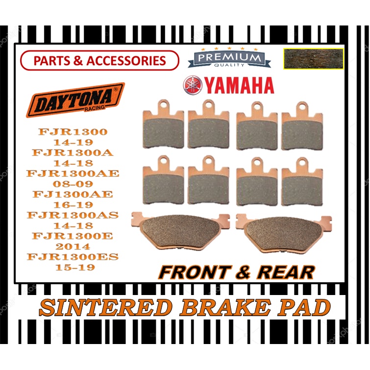 YAMAHA FJR 1300 14-19 FJR 1300 AE 06-09 FJR 1300 14-16 FJR 1300 AS 14-16 ผ้าเบรคชุดรวมทุกอย่างยาว LI