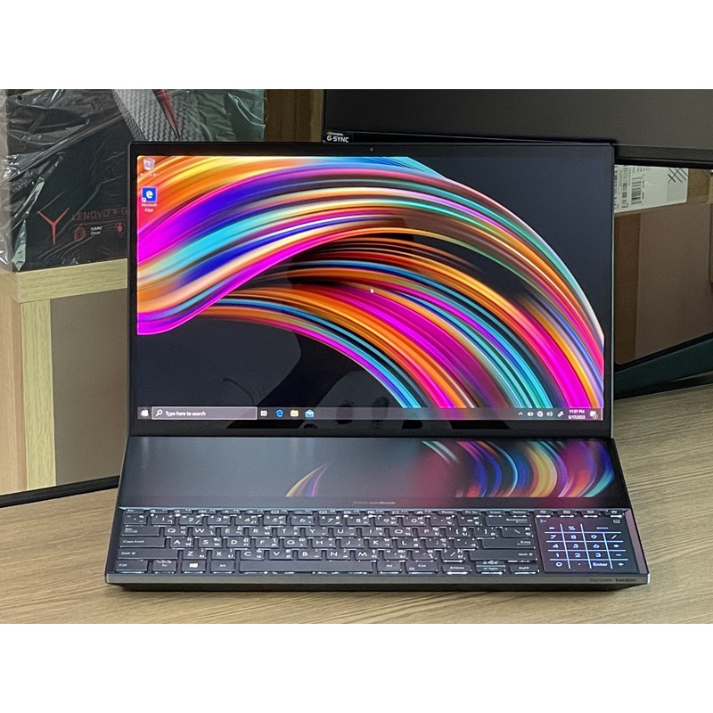 Asus ZenBook Pro Duo UX581GV i7-9750H SSD1TB RAM32GB RTX 2060 (6GB GDDR6)จอทัช สินต้าตัวโชว์ ประกันศ