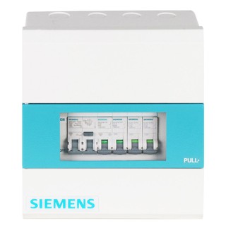 ตู้ไฟฟ้า ตู้คอนซูมเมอร์ยูนิต+MAIN/RCBO SIEMENS 4 ช่อง 63A เบรกเกอร์ ตู้ไฟ งานระบบไฟฟ้า C-UNIT+MAIN/RCBO 4CHANNEL 63A SIE