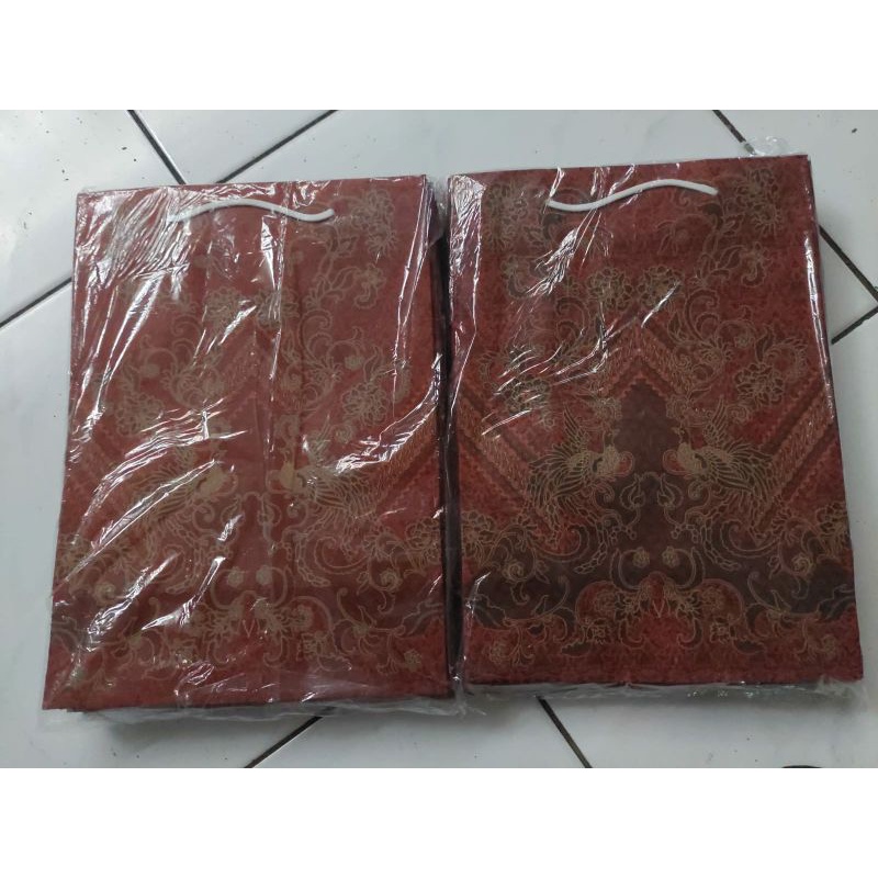 [PCS] BATIK PAPERBAG SIZE 33x26x12 / BATIK PAPER BAG L 33 x 26 x 12 / BATIK HANDLE BAG