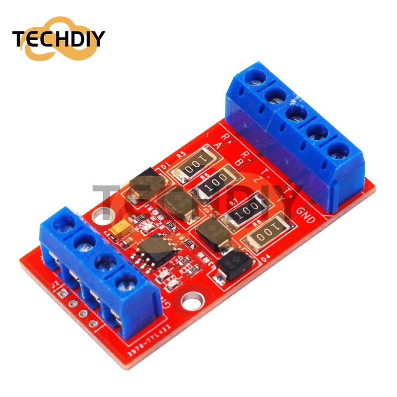3.3V/5V RS422 โมดูลสัญญาณทิศทาง Inter-to-TTL การแปลงพอร์ตอนุกรมแบบเต็มดูเพล็กซ์ 422-to-MCU UART