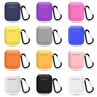เคสซิลิโคนอ่อนนุ่มสำหรับ  AirPods/I9S/i11/i12 หูฟังเคสProtector Case