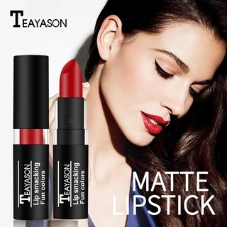ลิปสติก สีแมท เนื้อเนียล ฮาโลวีน ลิปดำ ขาว ม่วง เขียว Matte Lipstick Black White Purple Green Red Halloween Make up
