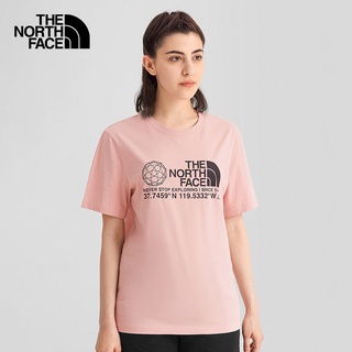 เสื้อยืดครอป [Classic] เสื้อยืดแขนสั้น พิมพ์ลาย TheNorthFace สวมใส่สบาย แฟชั่นฤดูใบไม้ผลิ และกลางแจ้ง สําหรับคู่รัก