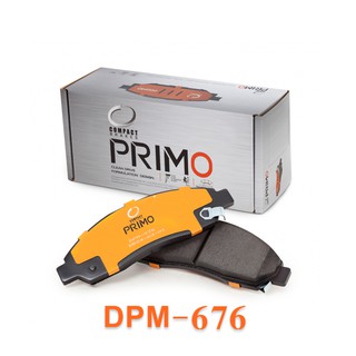 Compact Primo ผ้าเบรคหน้า TOYOTA VIGO PRERUNNER ปี04-11 ,VIGO 2.5, 3.0 4x4 ปี04-08, FORTUNER 2.5,2.7,3.0ปี 05-08 DPM-676