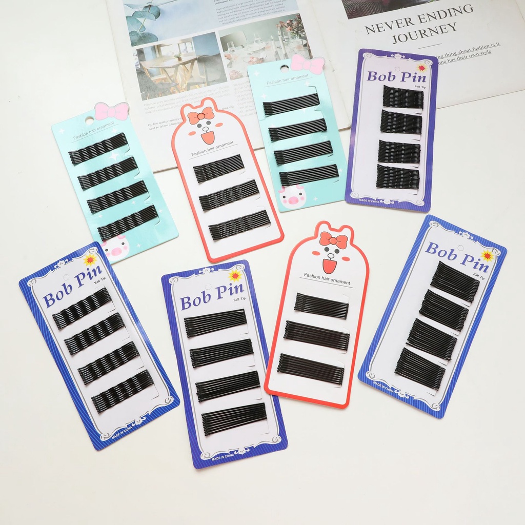 ลด 50% ใส่โค้ด DET50FEB ร้านไทย ส่งของไว กิ๊บเสียบผมสีดำ