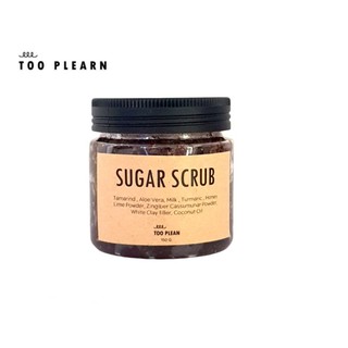 สครับน้ำตาลธรรมชาติ Sugar Scrub สูตรมะขาม นมสด ว่านหาง น้ำผึ้ง ขมิ้น ไพล ผงมะนาว ดินสอพอง By Too Plearn (ถูเพลิน)