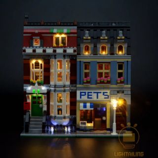 ไฟ​LED​ ติดเลโก้​ชุด​ 10218​ LEGO​ PET SHOP