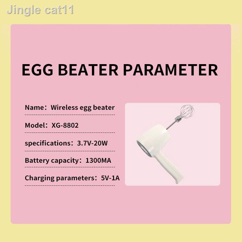 📣ส่วนลด 50%📣☌Mixer Egg Beater Mixer Egg Beater 5 Speed Electric Mixer Household Handheld Whisk Egg Portable Hand Mixer