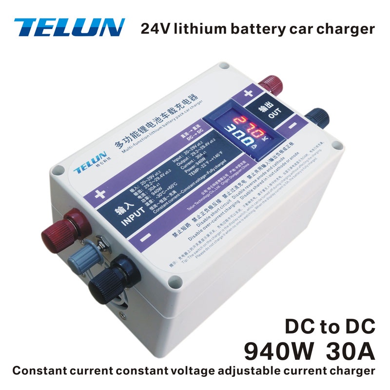 TELUN DC to DC 940W 29.2V-29.4V 30A Adjustable Current Car Charger for 7-series 7S and 8-series 8S L