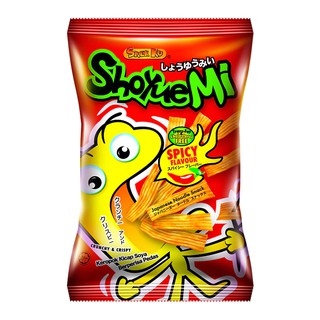 โชยุมิขนมอบกรอบรสเผ็ด 70กรัม Shoyumi Spicy Cracker 70g.