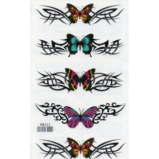 Tattoo Fashion ลาย ผีเสื้อ Butterfly HM322