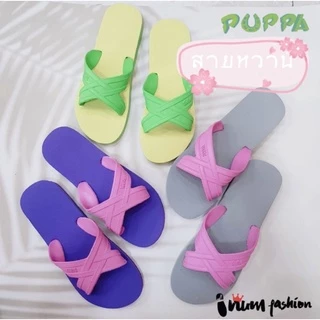 Puppa ปั๊ปป้า ปุ๊บป้า รองเท้าแตะ สีพิเศษ(คละแบบ)แท้💯 แตะฟองน้ำ สีทูโทนพิเศษ ครบสี 40 สี
