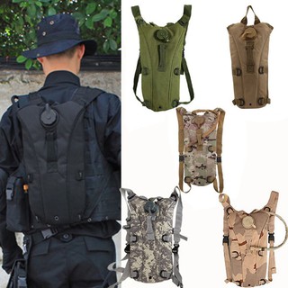 Molle กระเป๋าเป้สะพายหลัง กระเป๋าน้ํา ยุทธวิธีทางทหาร 3 ลิตร